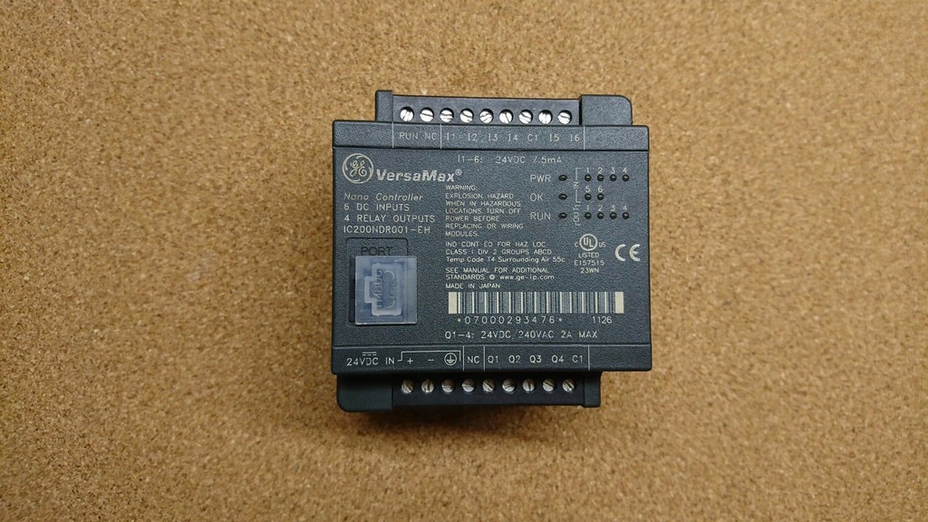 Sterownik PLC GE Fanuc VersaMax Nano IC200NDR001