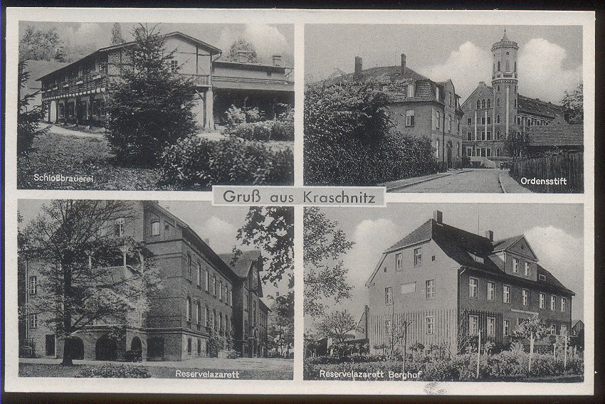 KROŚNICE, POW.MILICZ - BROWAR, SZPITAL POLOWY 