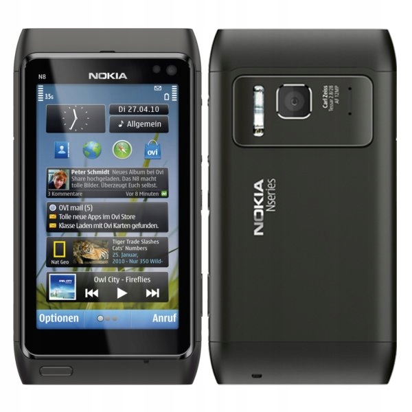 NOKIA N8 KOLOR CZARNY KOMPLET 12mpx GWwPL - 7171214599 - oficjalne ...