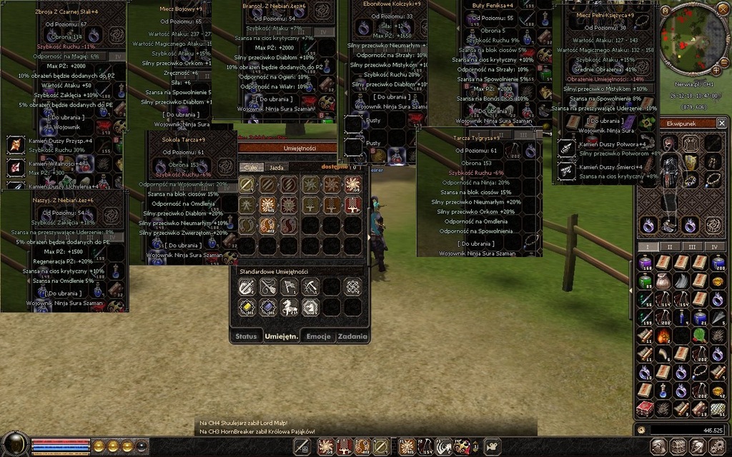 Nerwia 76 Body Boj +9 Metin2 Aura P + Buff 69