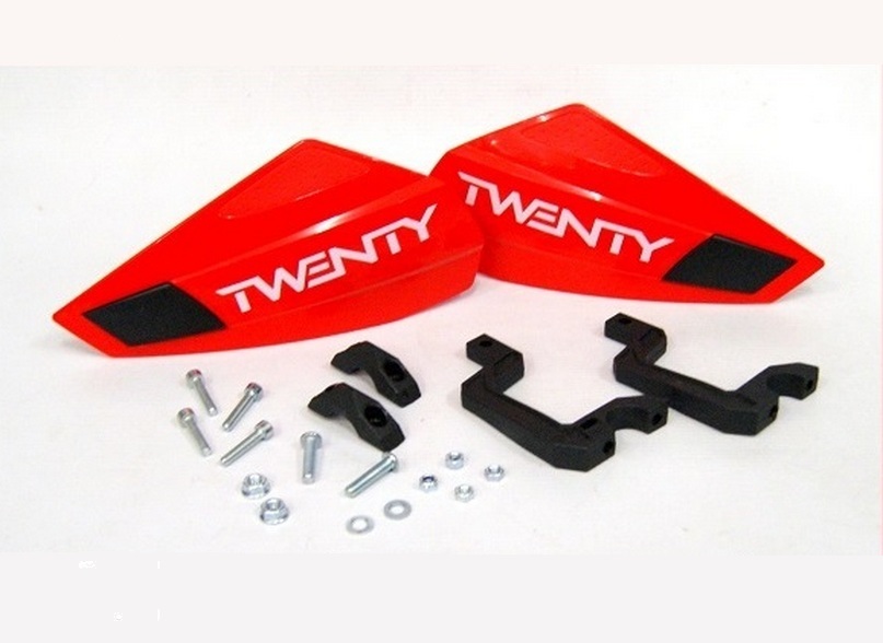 HANDBARY OSŁONY TWENTY VAPOR MX, ENDURO CZERWONE