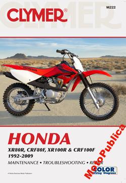 Clymer Honda XR80R /80F XR100R CRF100F 92-09 M222