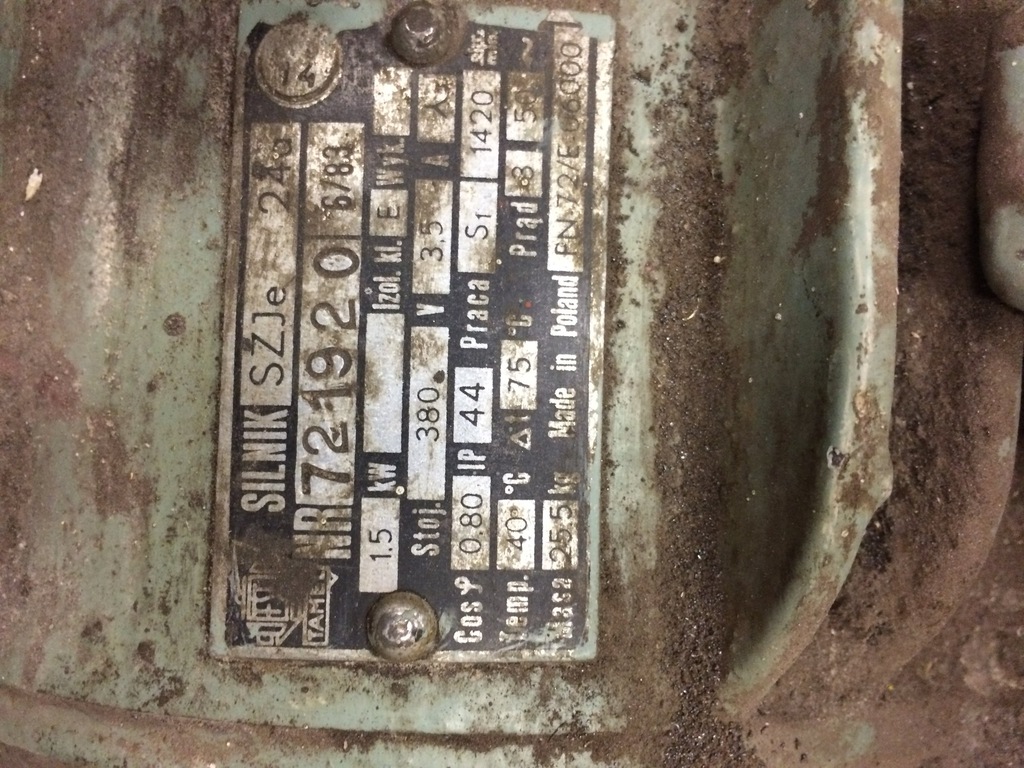 Silnik elektryczny 380V 1,5kW SZJe 24a