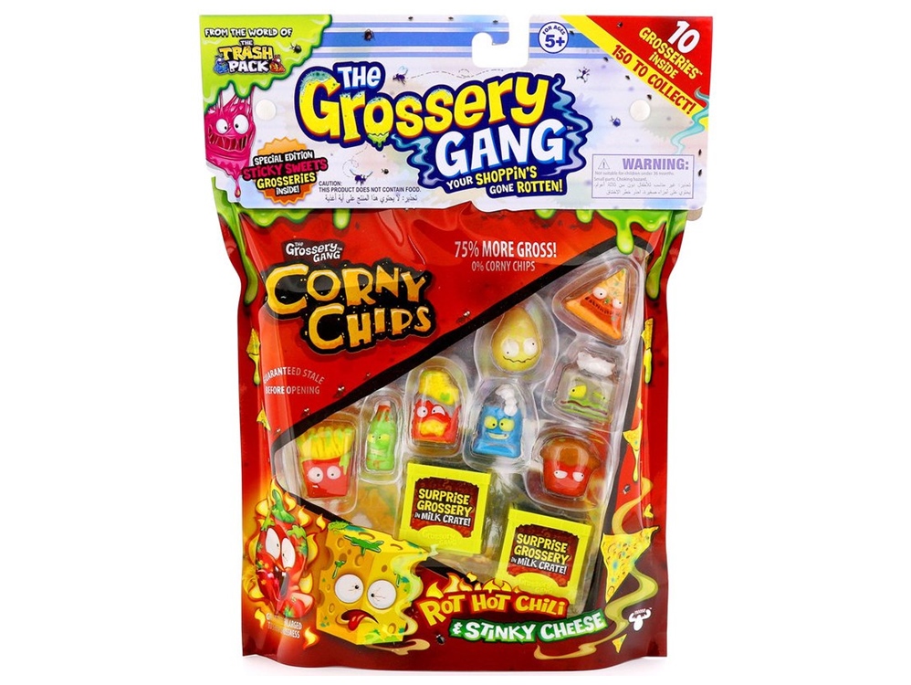 GROSSERY GANG ZGNILAKI WSTRĘTNE CHIPSY 10 FIGUREK
