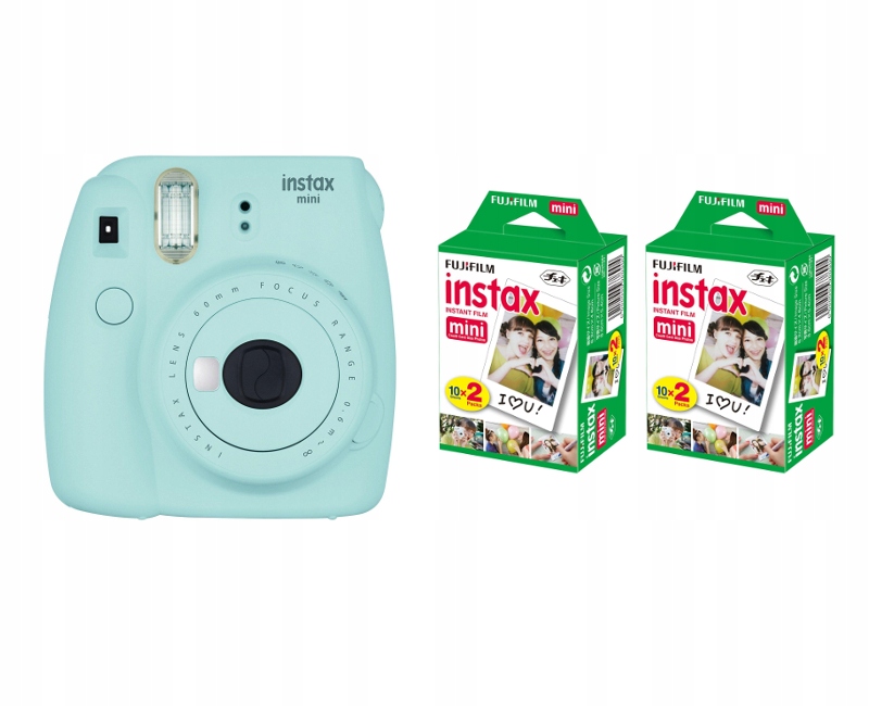 Aparat Fuji Instax Mini 9 fujifilm + 2x20 WKŁADÓW