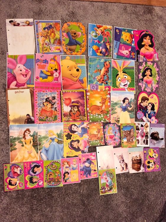 Karteczki Kubus Puchatek księżniczki Disney