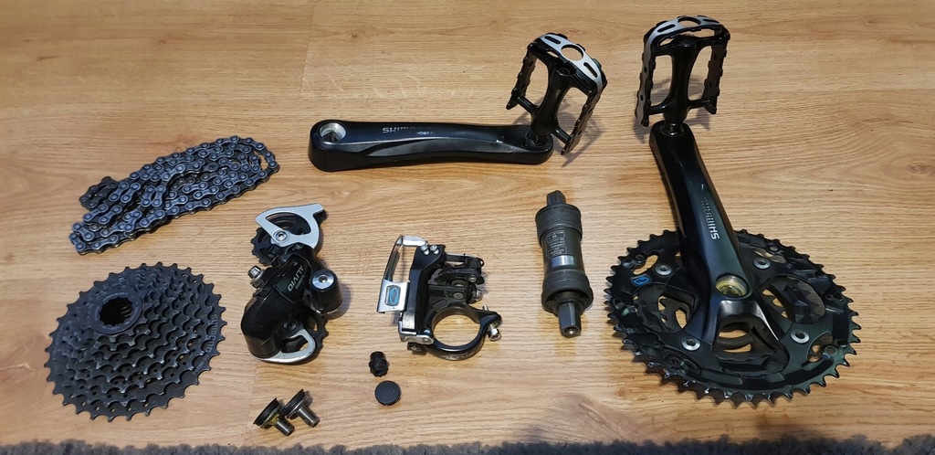 Shimano Alivio Zestaw napęd 8 rzędowy 3x8