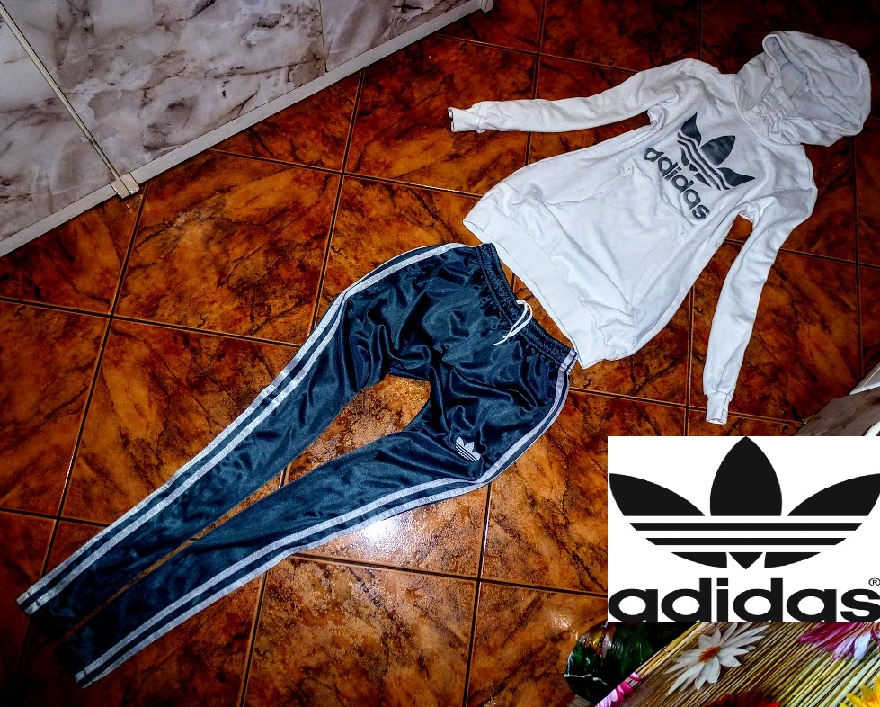 DRES komplet ADIDAS ORYGINAŁ bawełniany r M NOWOŚĆ