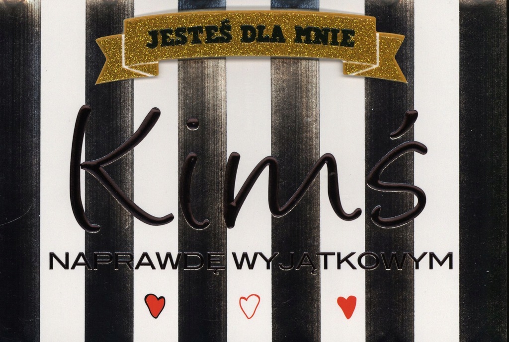 Karnet Jesteś dla mnie kimś wyjątkowym DK-538