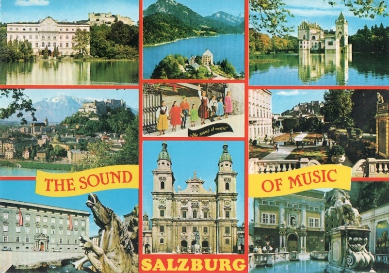 AUSTRIA - SALZBURG - ZABYTKI i MUZYKA - 1980R