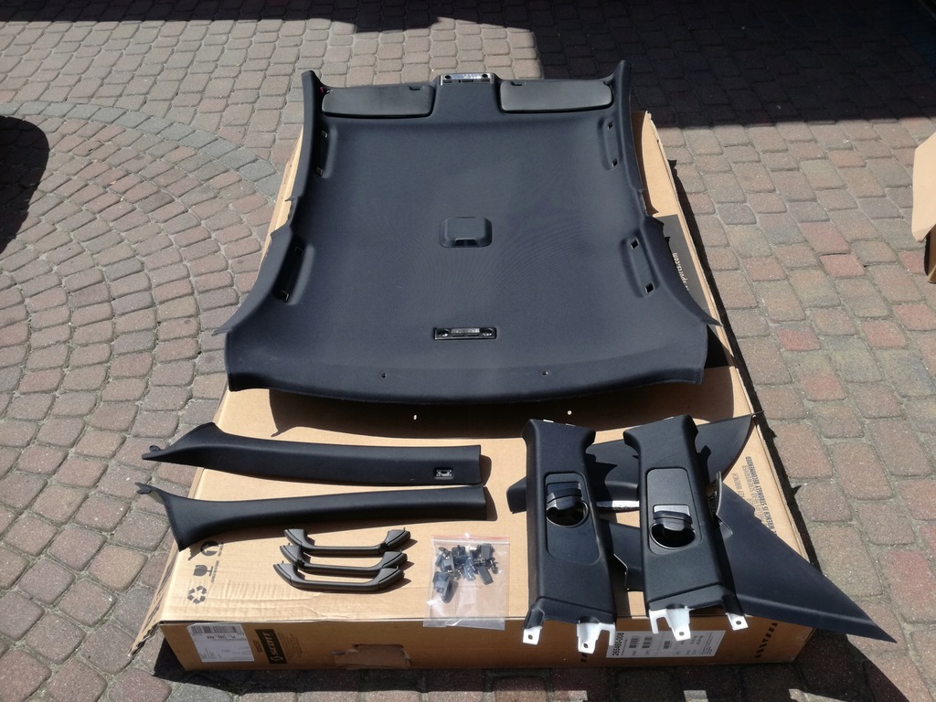 PODSUFITKA kompl. BMW E46 COMPACT CZARNA M PAKIET - 7483783947 ...