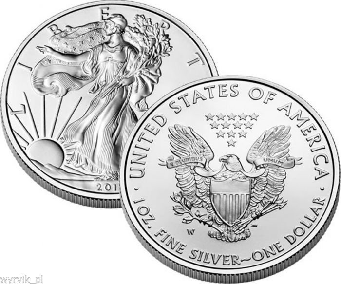 USA 2015 Srebrny Orzeł Silver Eagle 1oz Ag UNC
