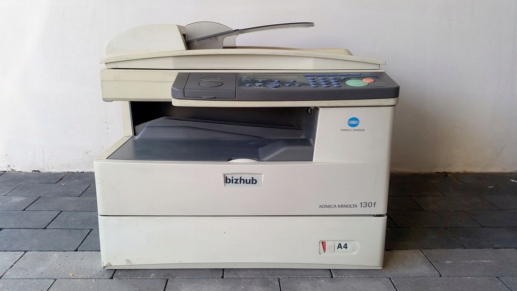 KONICA MINOLTA 130f drukarka fax ksero MENU PL 7554275080 oficjalne archiwum Allegro