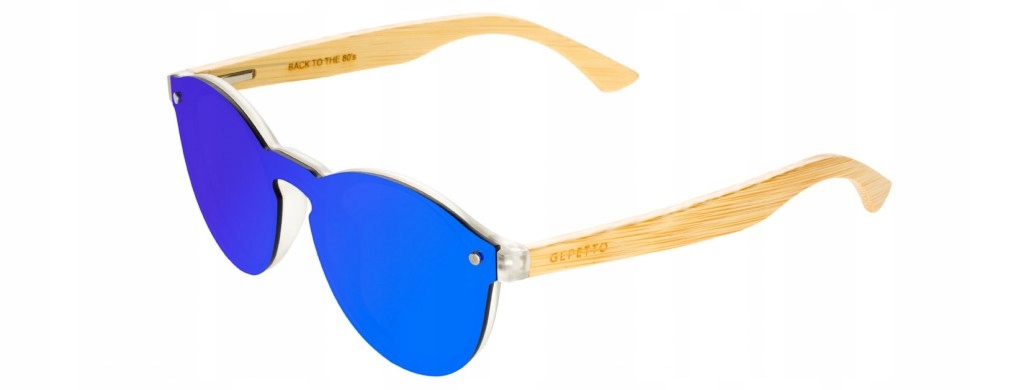 Gepetto Abba Blueberry Drewniane Okulary