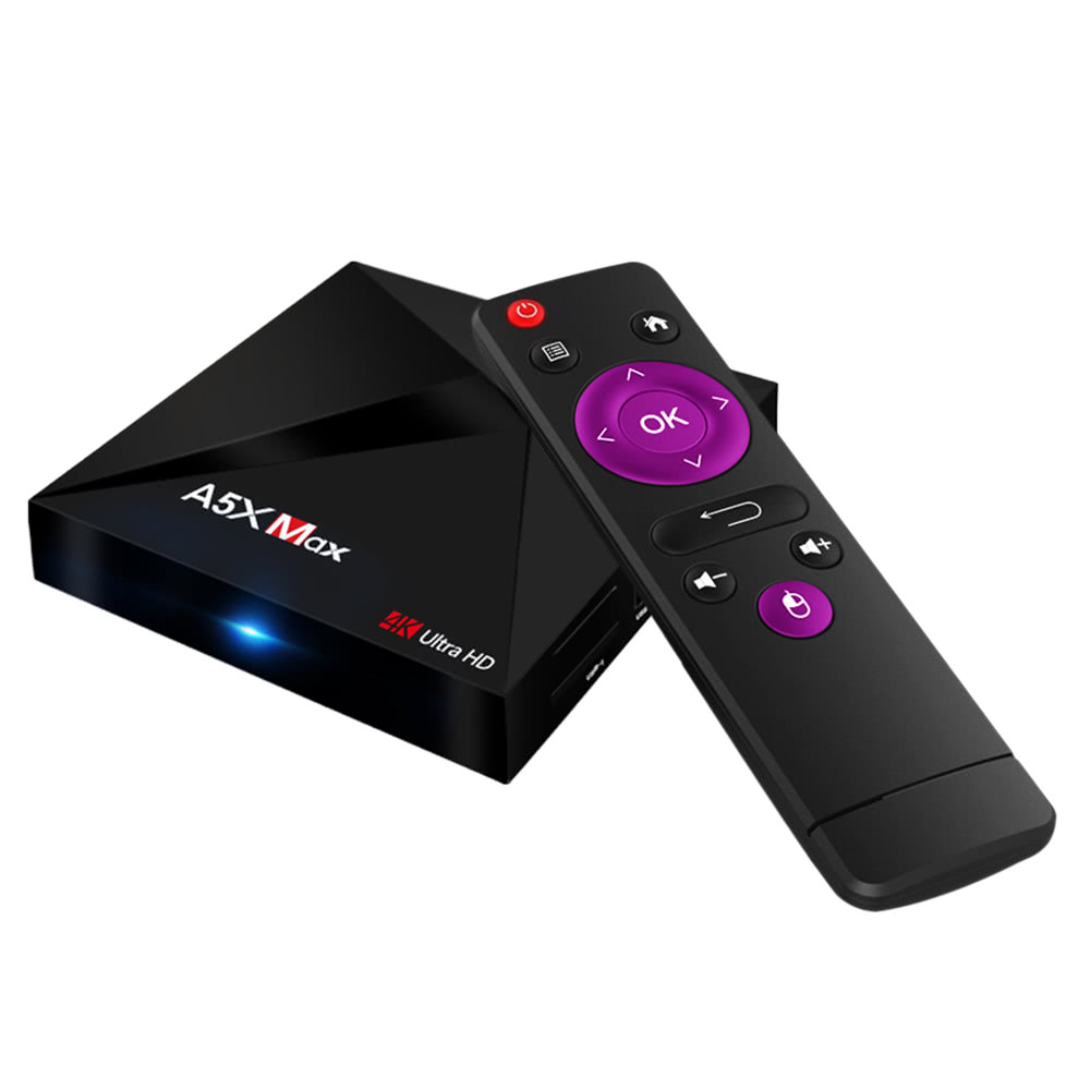 @ A5X MAX ANDROID SMART TV BOX KODI PL 4/16GB@Wawa