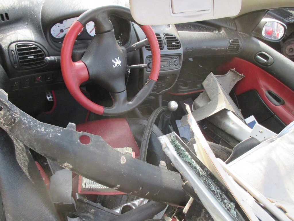 PEUGEOT 206 CC 2.0 100kw 01r- części z rozbiórki !
