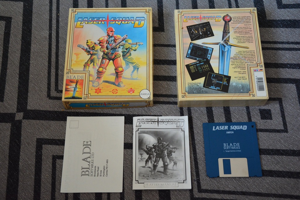 Laser Squad Box Amiga
