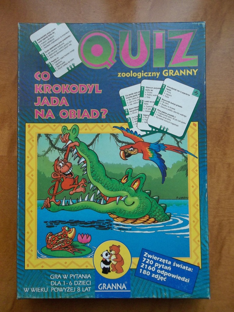 Quiz Co krokodyl jada na obiad