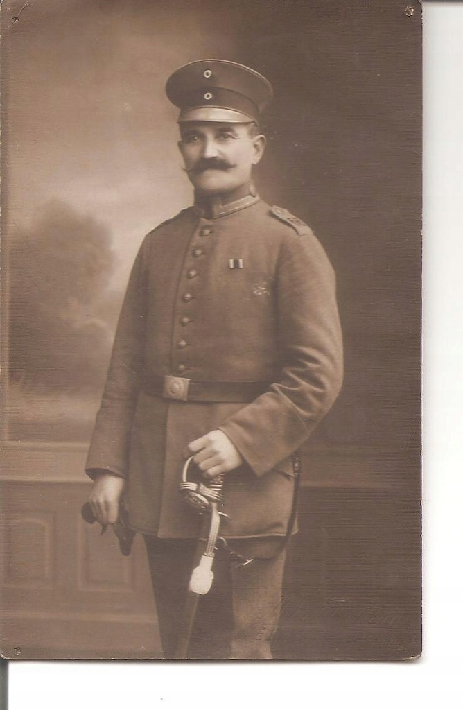 ŻOŁNIERZ PRUSKI WOJSKO SZBLA MUNDUR 1918 R