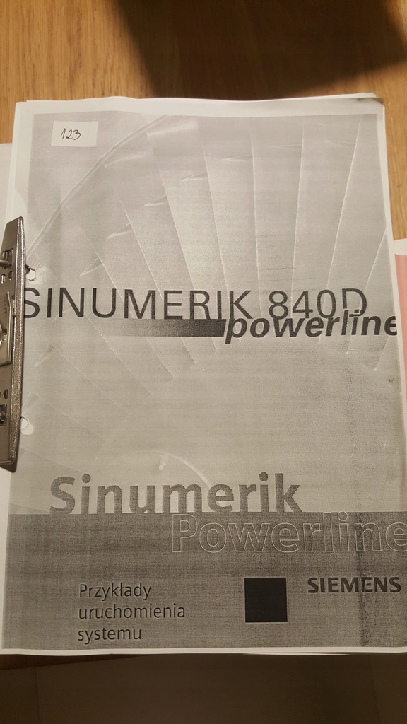 SIEMENS Sinumerik 840D 810D Uruchomienie, PLC, MMC