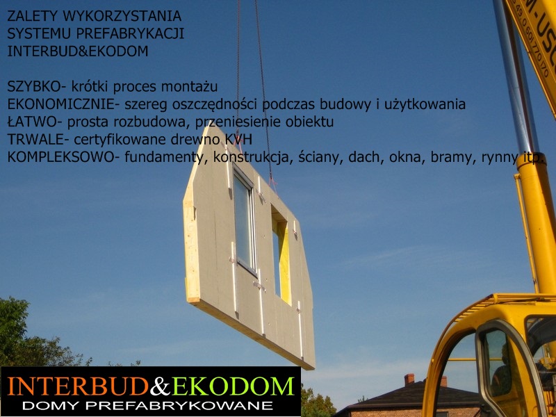 Domy drewniane szkieletowe prefabrykowane