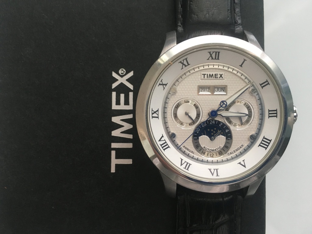 Zegarek TIMEX T2N294 męski, elegancki stan b.dobry