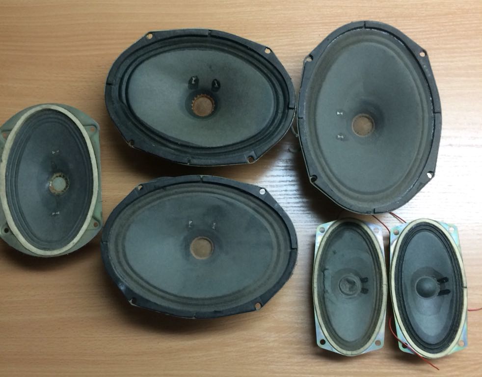 Unitra Tonsil głośniki różne GD 6 sztuk