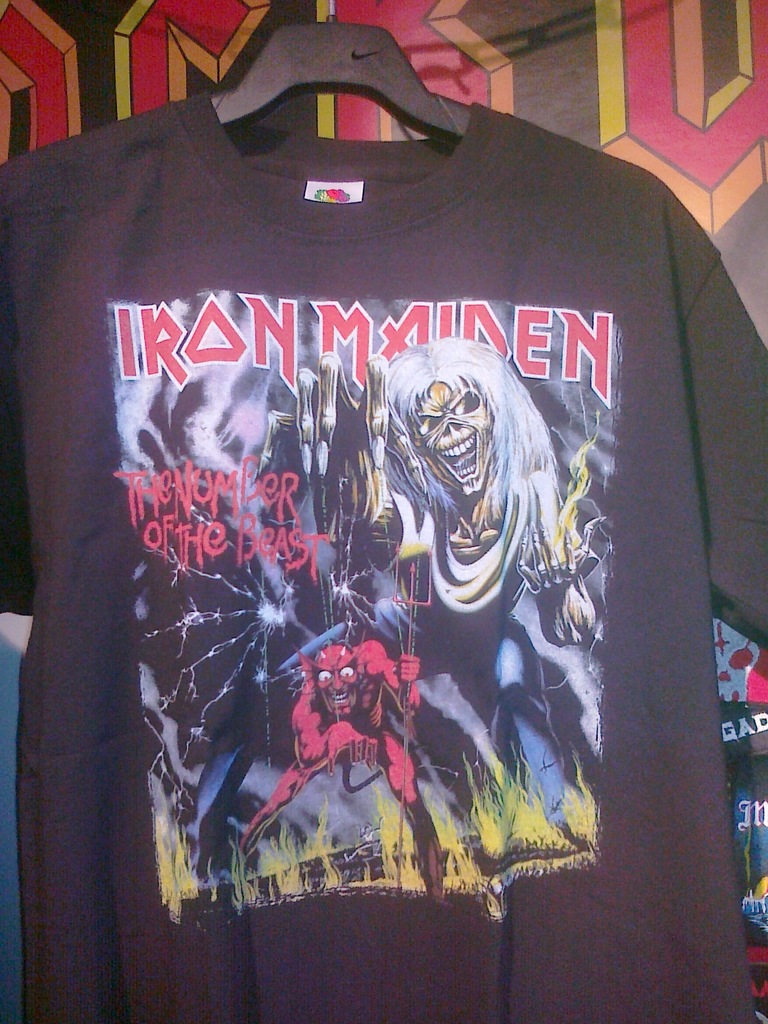 Iron Maiden number beast nowa koszulka t-shirt L