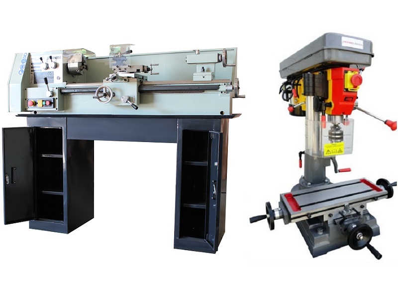 TOKARKA TYTAN 750 + FREZARKA TS 7016