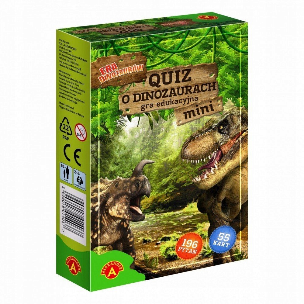 Gra Qiuz o dinozaurach mini