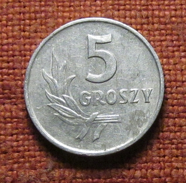 5 gr groszy 1960 - rzadka
