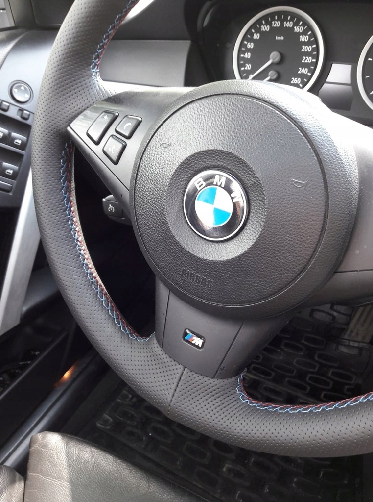 Obszywanie kierownic skóra naturalną BMW MPAKIET !