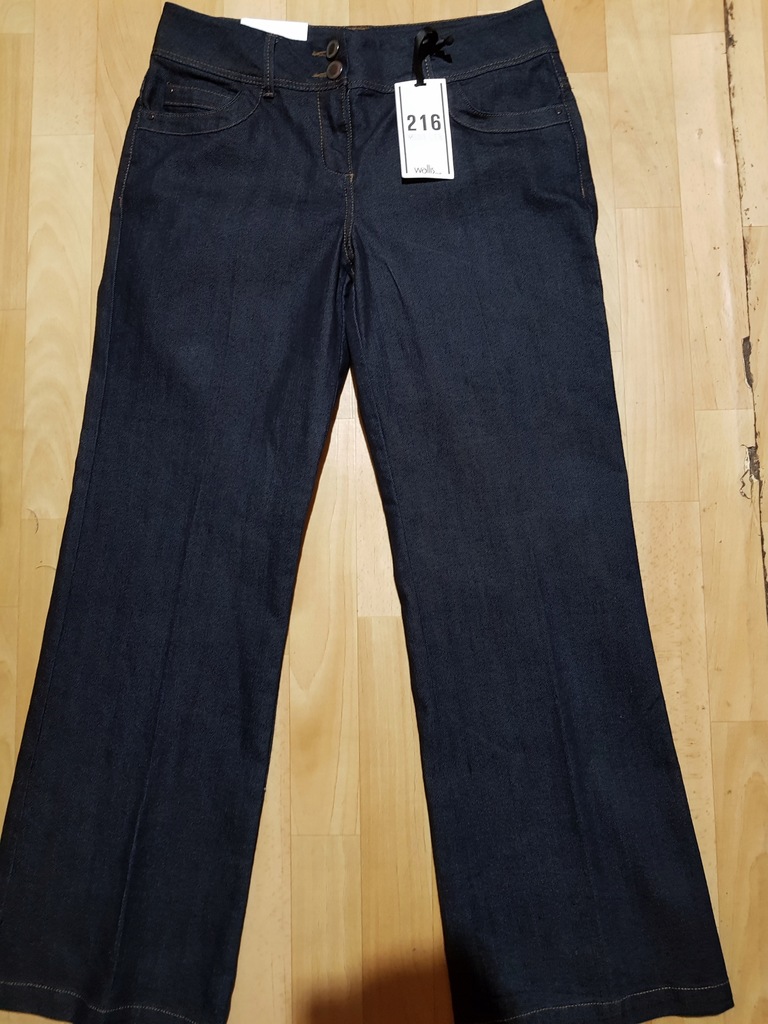 Piękne jeansy marki Wallis r. 12 (L) nowe z metką