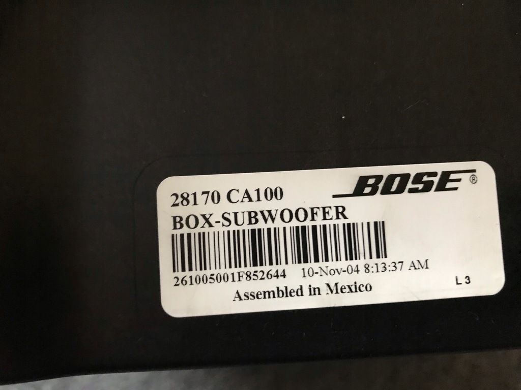 Bose 28170 hot sale ca100