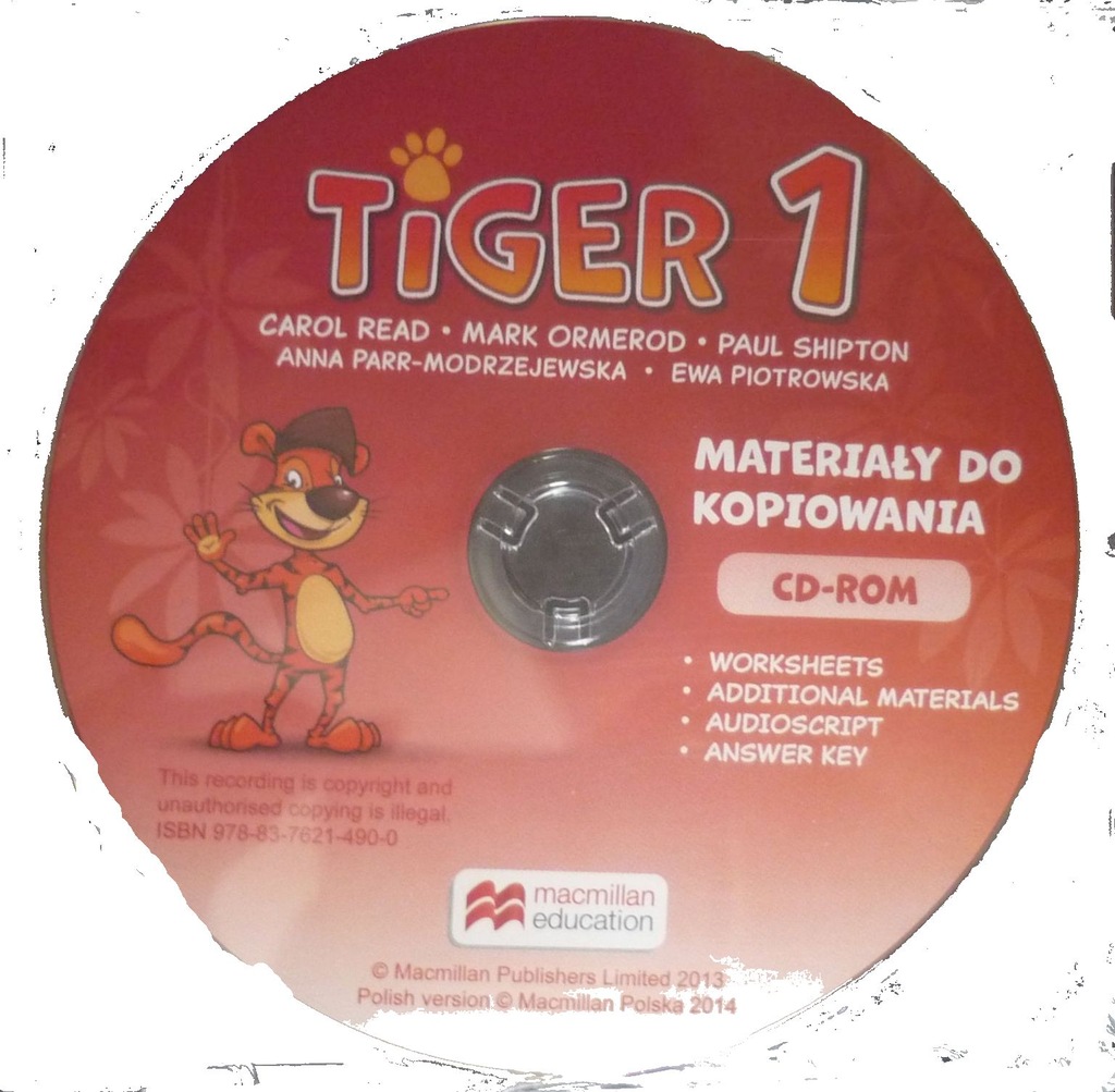Tiger 1 płyta CD-ROM TESTY materiały dydaktyczne