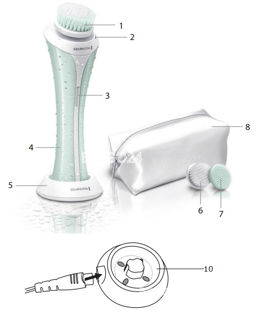 SZCZOTECZKA DO TWARZY REMINGTON Reveal FC1000 6790411416 oficjalne