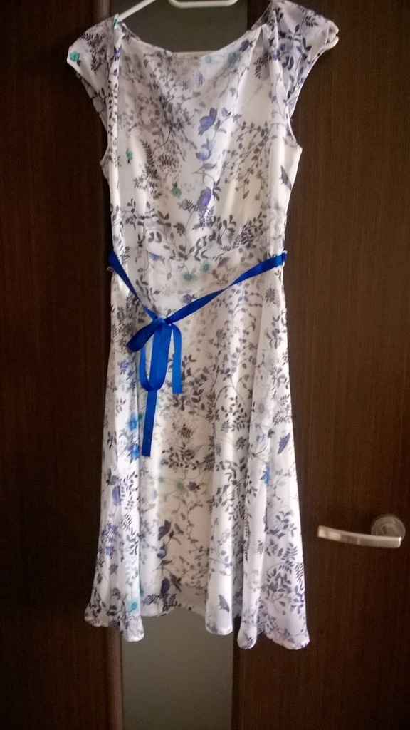 Sukienka na lato zwiewna w kwiaty ORSAY r. 34 XS