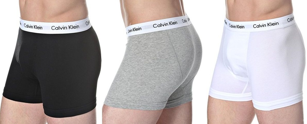 CALVIN KLEIN BOKSERKI MĘSKIE 3 PARY R. M prezent - 7044065554 ...