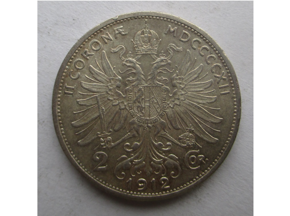 2 KORONY 1912  AUSTRIA  Korona austro-węgierska