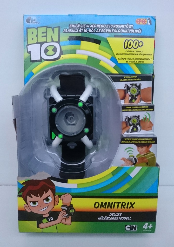 BEN 10 OMNITRIX DELUXE ZEGAREK BENA EPEE PL ŚW DŹW - 7667768852 ...