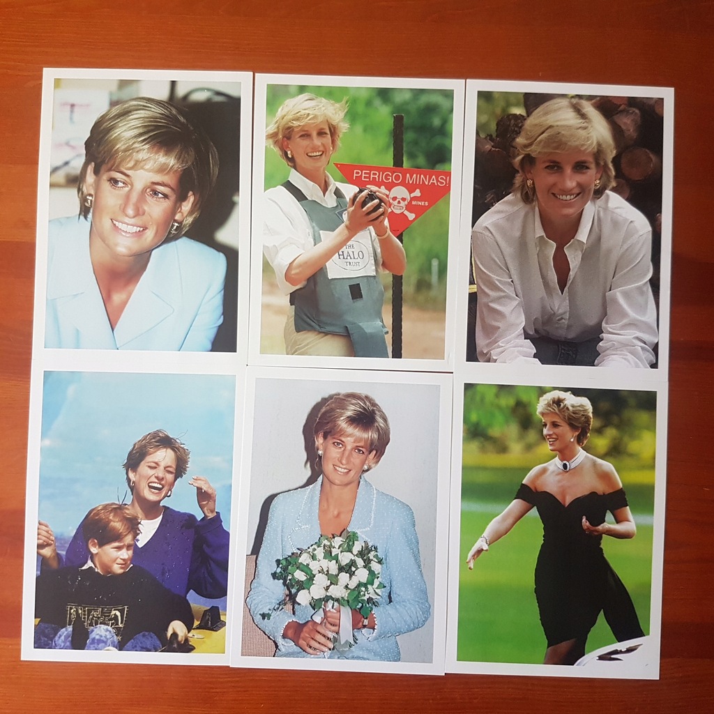 Zdjęcia pocztówki Księżna Diana