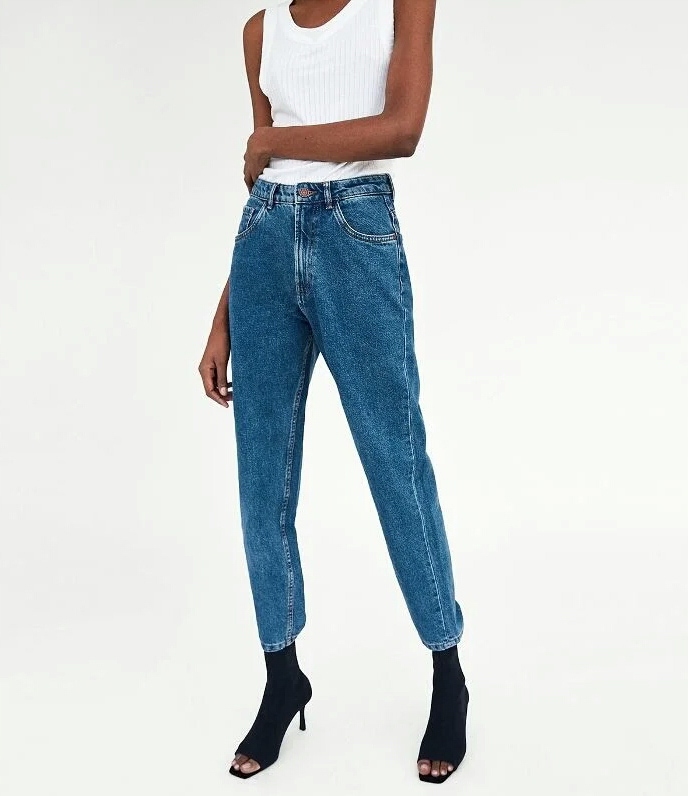 Zara authentic denim cheap by trf mom jeans