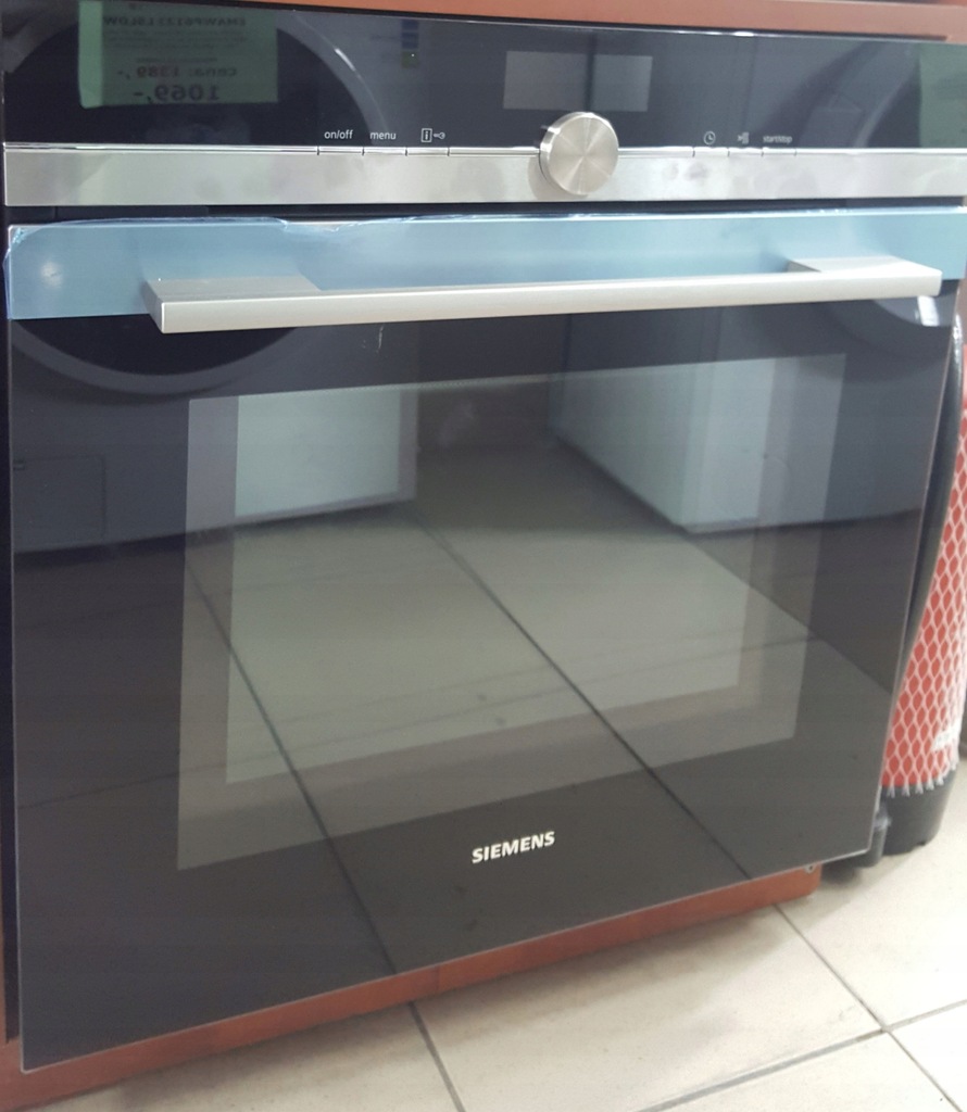OUTLET AGD:Piekarnik z mikrofali Siemens HM656GNS1