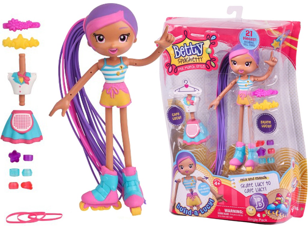 GIOCHI BETTY SPAGHETTY LALKA SKATE LUCY 59007
