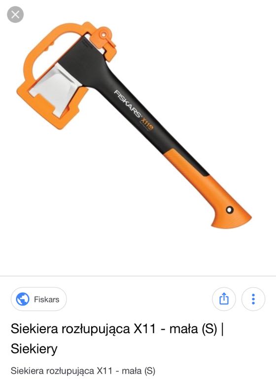 Siekiera Fiskars X11 - mała (S) rozłupująca