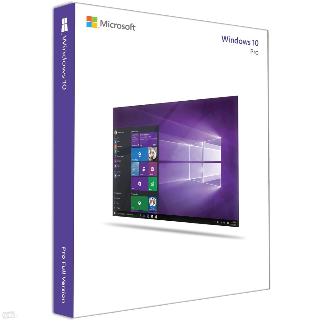 Microsoft Windows 10 PRO PL 64bit OEM DVD 1st. FV