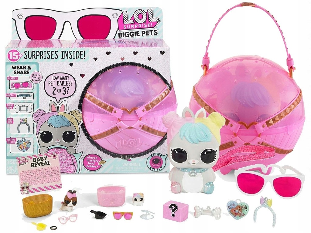 L.O.L. Suprise Duże Zwierzątko Królik Biggie Pets