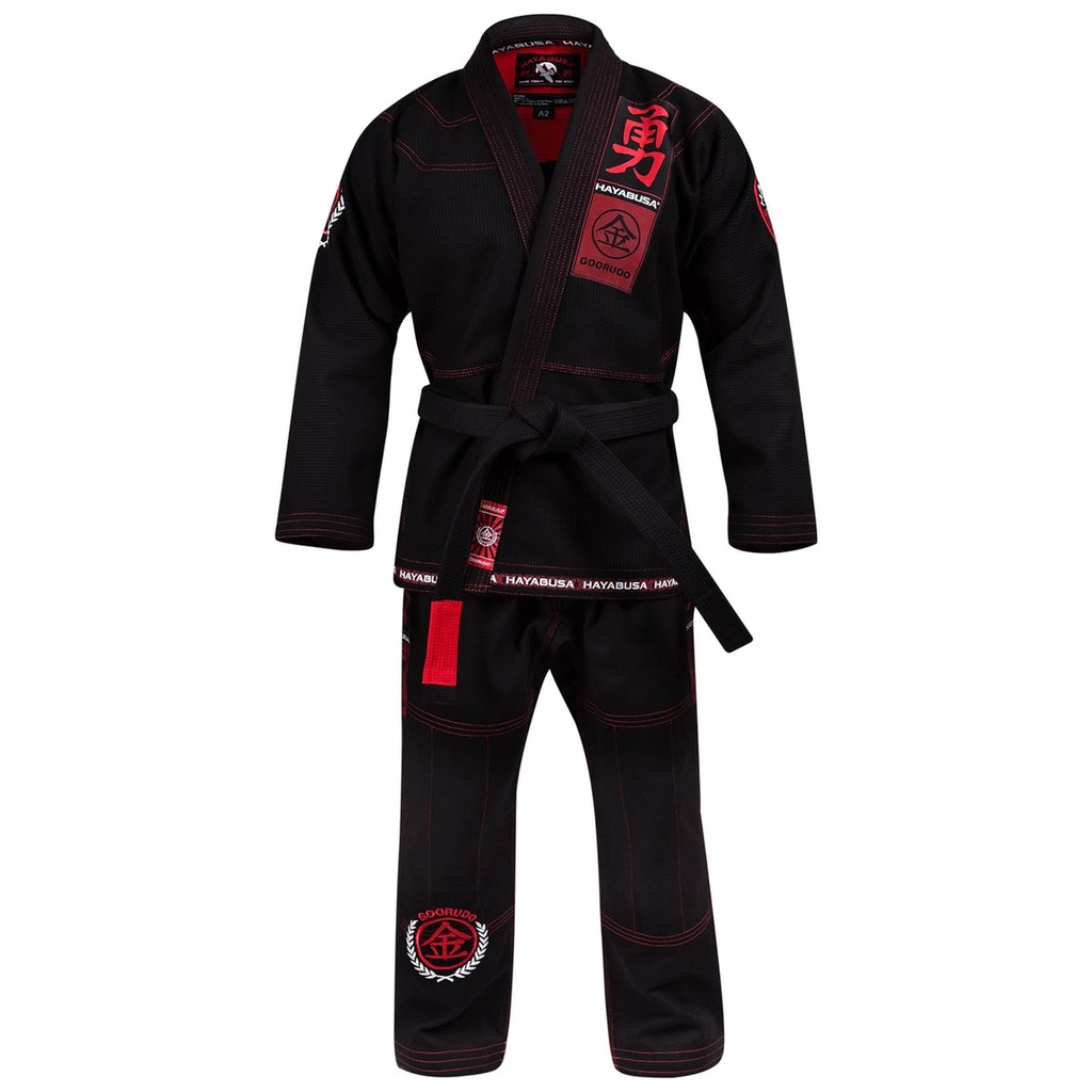 KIMONO Hayabusa Goorudo 3.0 Gold Weave Gi BJJ A3