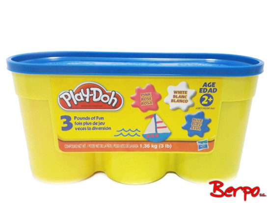 PLAY-DOH BARDZO DUŻE TUBY 3 KOLORY 1,36 KG A0951