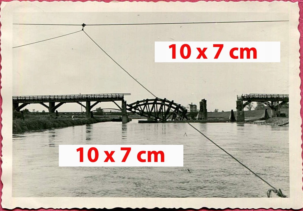 Bobrek k. Oświęcim wysadzony most na Wiśle 1939